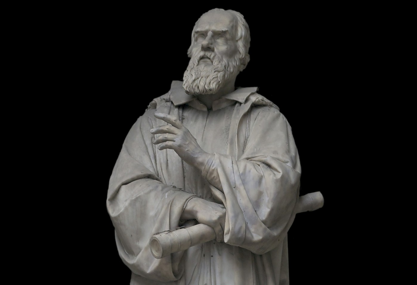 Statue de l’astronome et mathématicien Galilée. CC by Jebulon / Wikimedia Commons